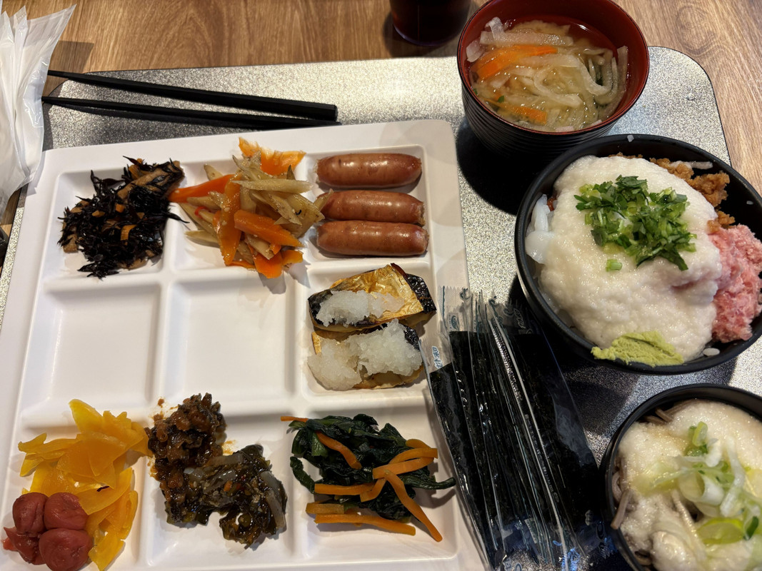 朝食 海鮮丼が自分で作れる