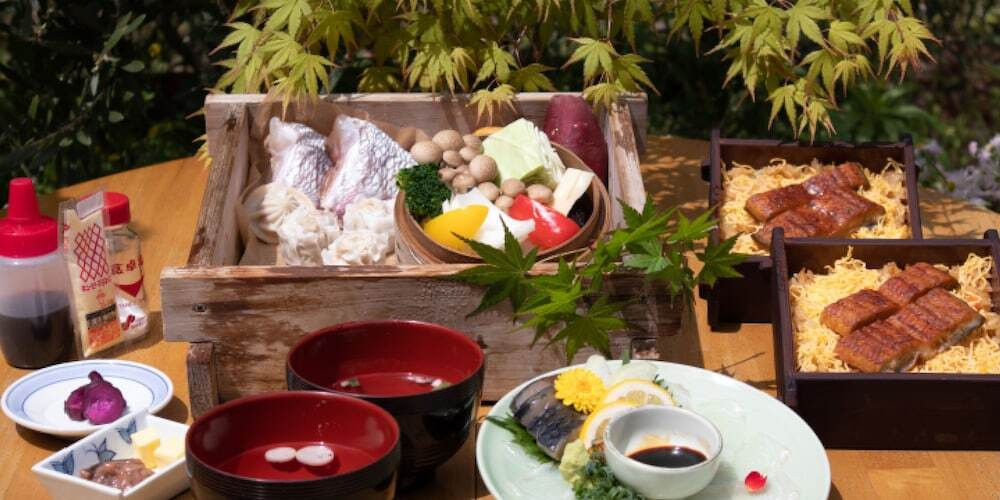 旅館のお食事処