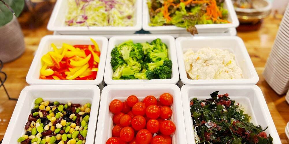 朝食ビュッフェ