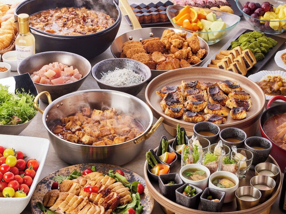 朝食ビュッフェ