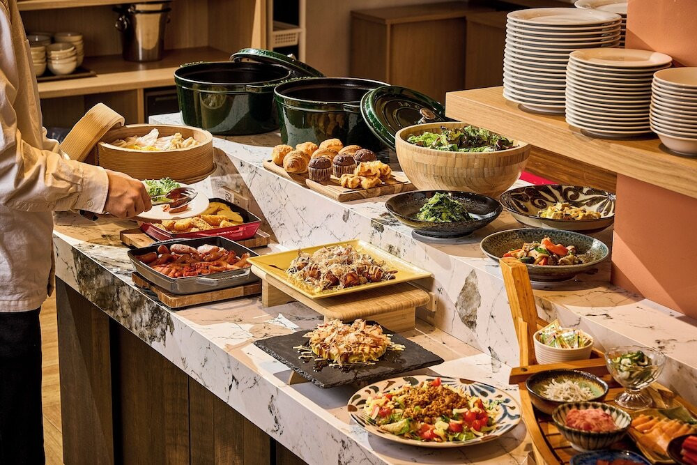 朝食ビュッフェ