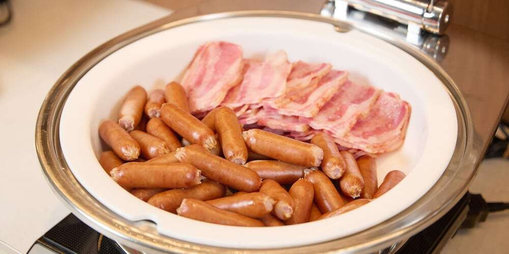 朝食ビュッフェ