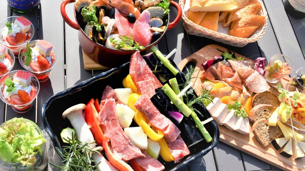 夕食は準備要らず
手軽にバーベキュー / 1