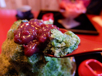 「信水堂」料理 1214323 201409 大人の宇治金時(830円)