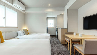 スーペリア ツインルーム 26㎡ 禁煙 2ベッド 洗濯乾燥機、ミニキッチン付き