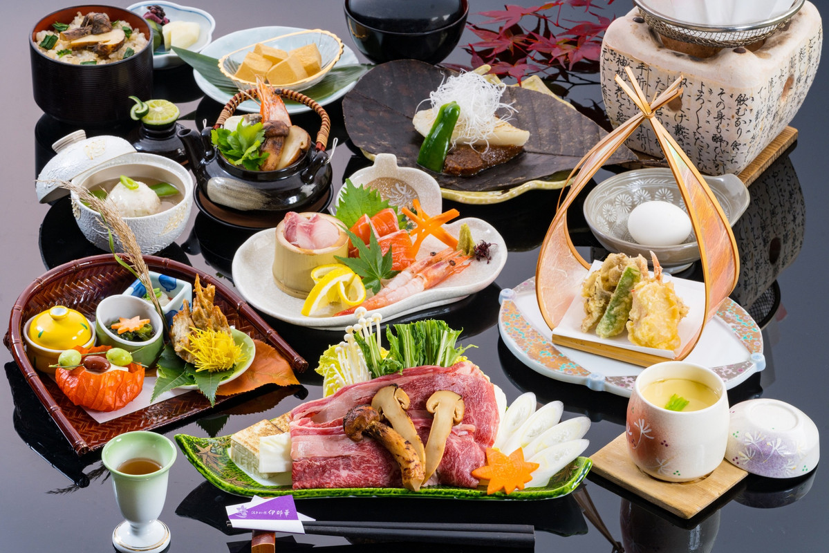 夕食／会席料理一例