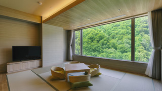 客室温泉展望風呂付和洋室 牛肉コースディナー 禁煙 (50平米・定員4名)