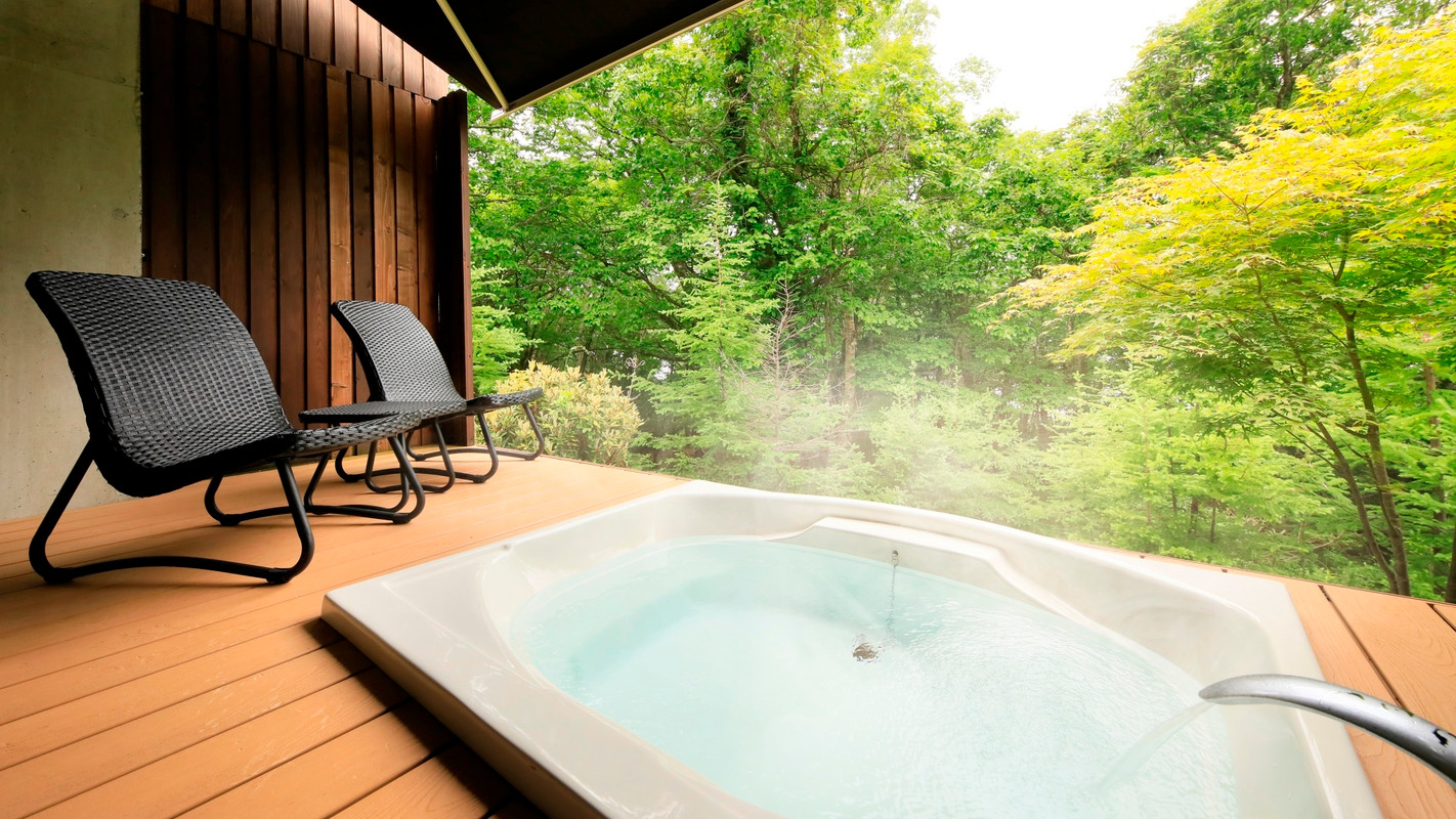 露天風呂付和室／露天風呂①