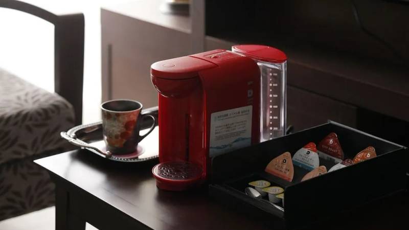 客室のコーヒーマシン