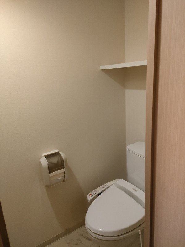 トイレの横にシャワーブースはありませんでした。