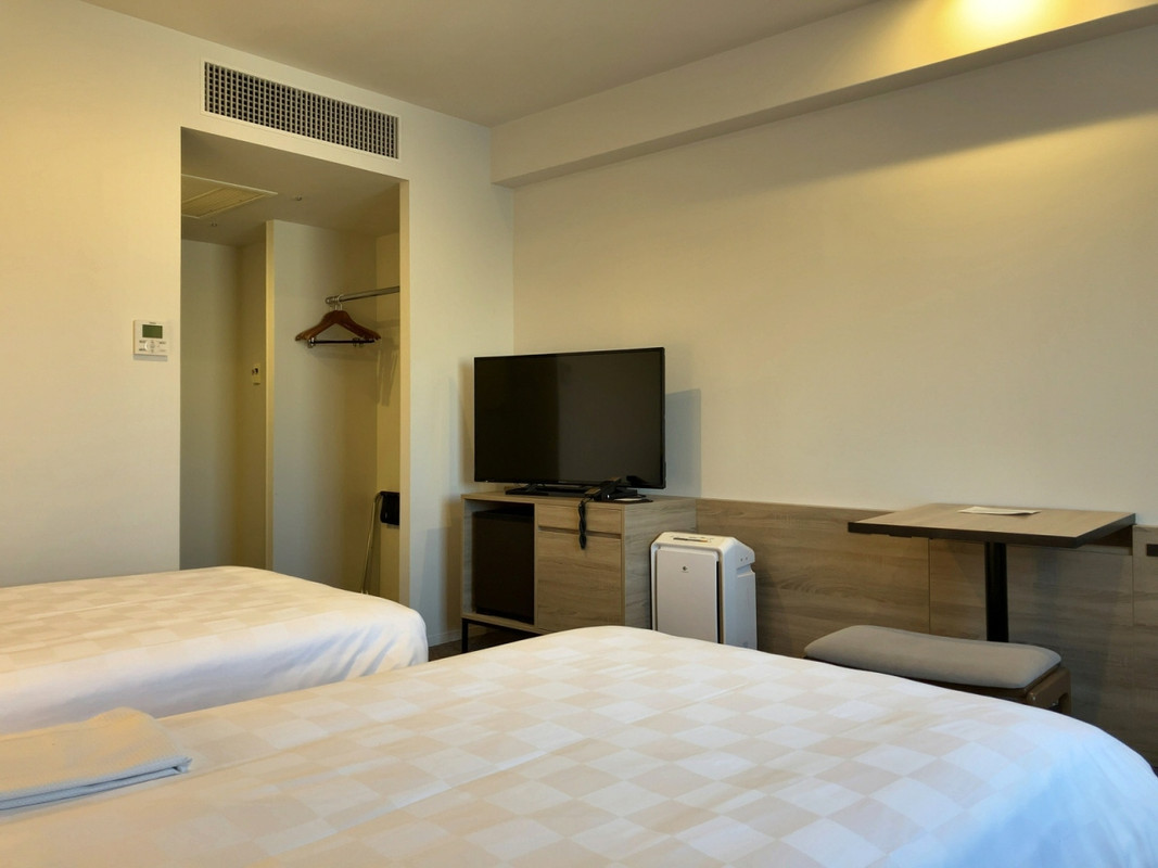 無駄のない合理的客室、ビジネスには良いですね