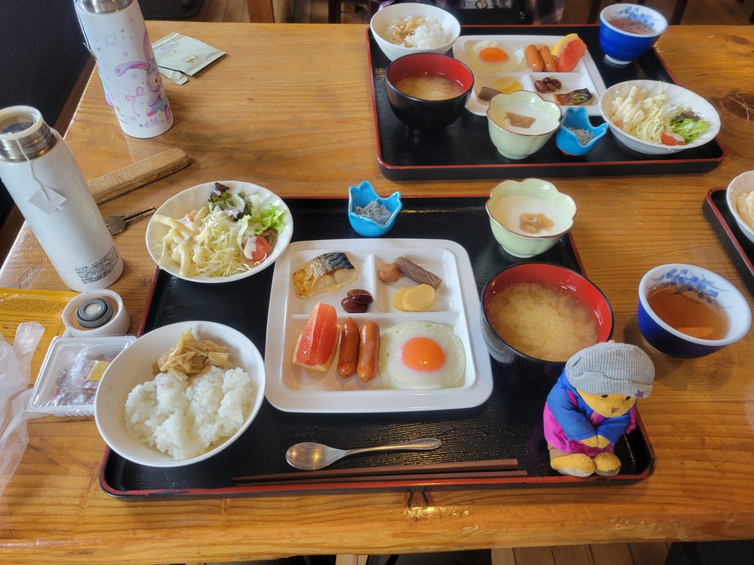 朝食は和食です