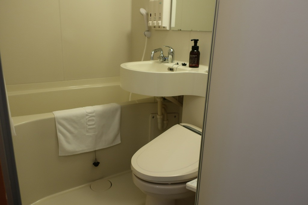 バスルームも清潔