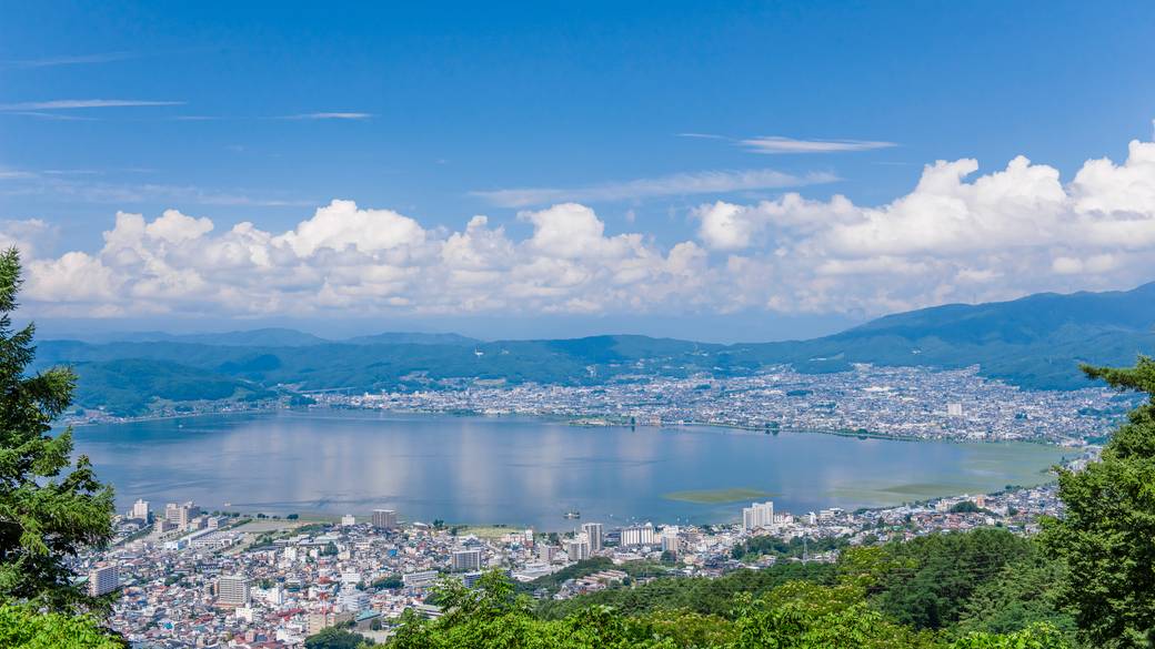 諏訪湖の風景 / 1