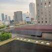 部屋から堂島川が見えます