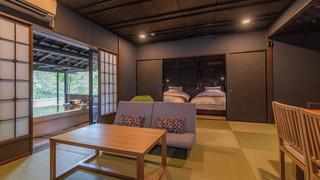 【1階2間-檜風呂-】温泉露天付ツインルーム