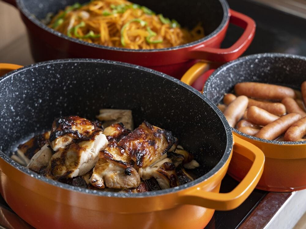 朝食ビュッフェ