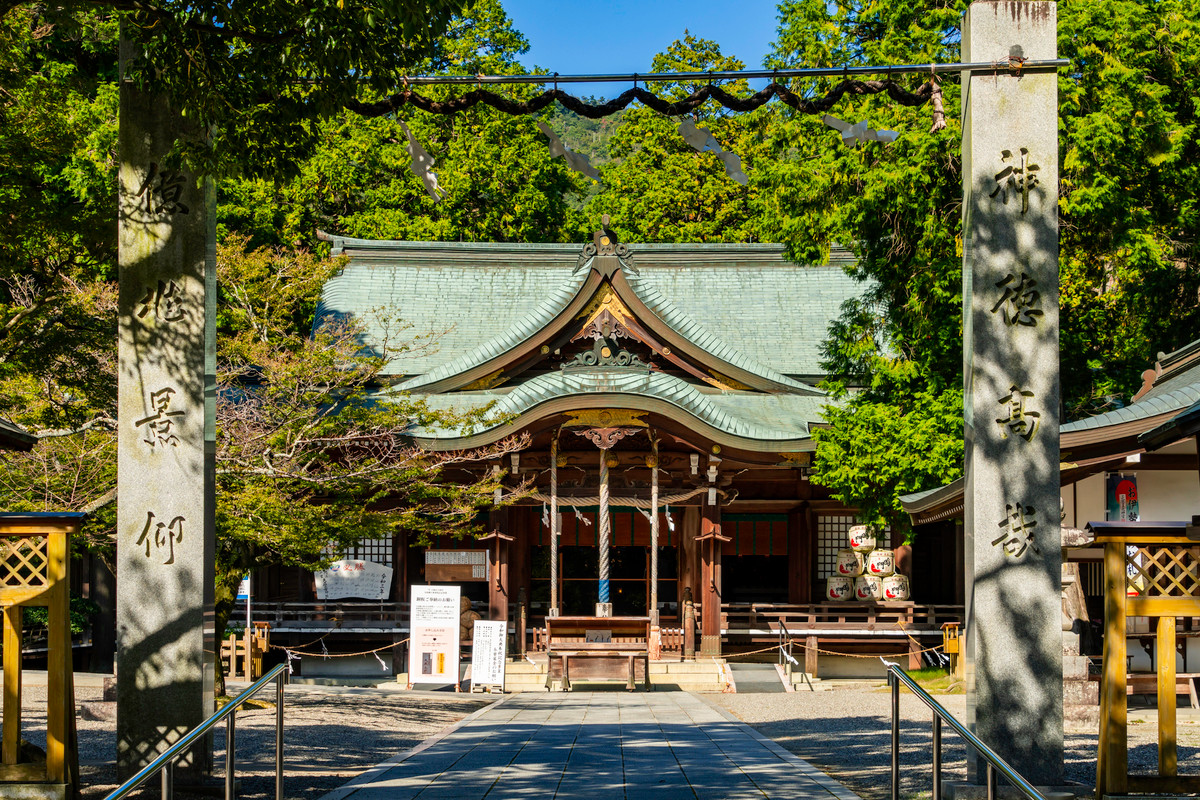 大麻比古神社 拝殿