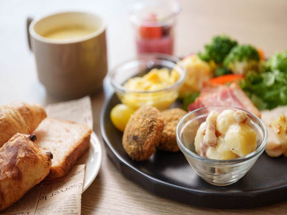 朝食ビュッフェ