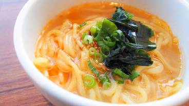 朝食ビュッフェの海老塩ラーメン / 9