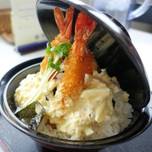 そびえ立つエビフライ!?岡山の食堂「梶屋」のエビ丼がすごい！