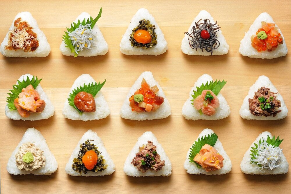 朝食のおにぎり一例