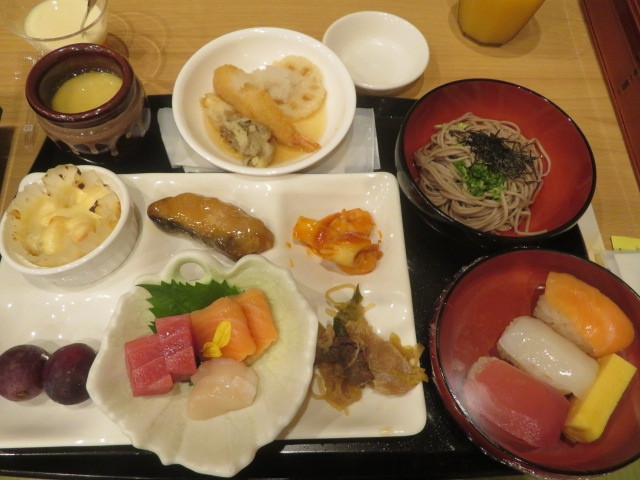 夕食の料理の一部