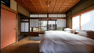 露天檜風呂付き客室