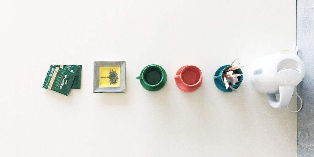 客室内のダイニングエリア