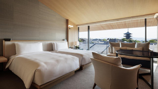 ルーム シングルベッド 2 台 (Pagoda View)