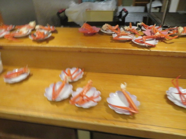 夕食にでたカニ