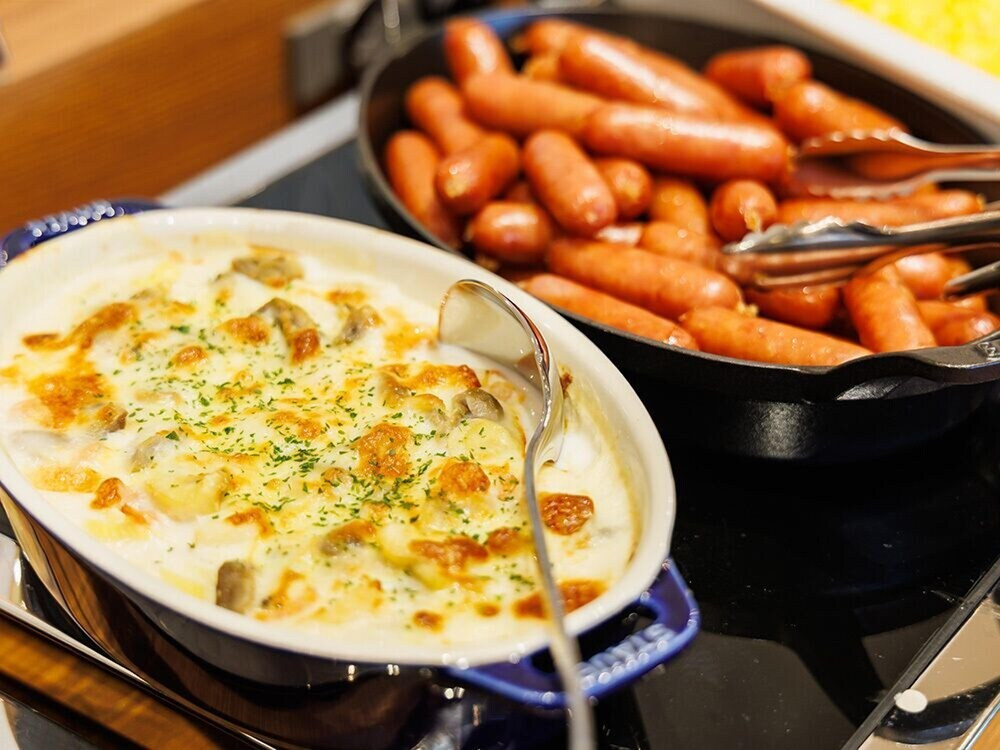 朝食ビュッフェ