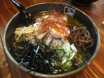 「麺や 六根」料理 606449 １日１０食限定カレーラーメン　８００円　【　２０１２年７月　】