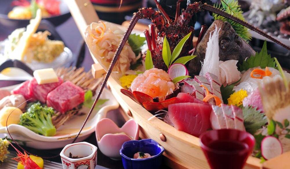 夕食 会席料理一例① / 1