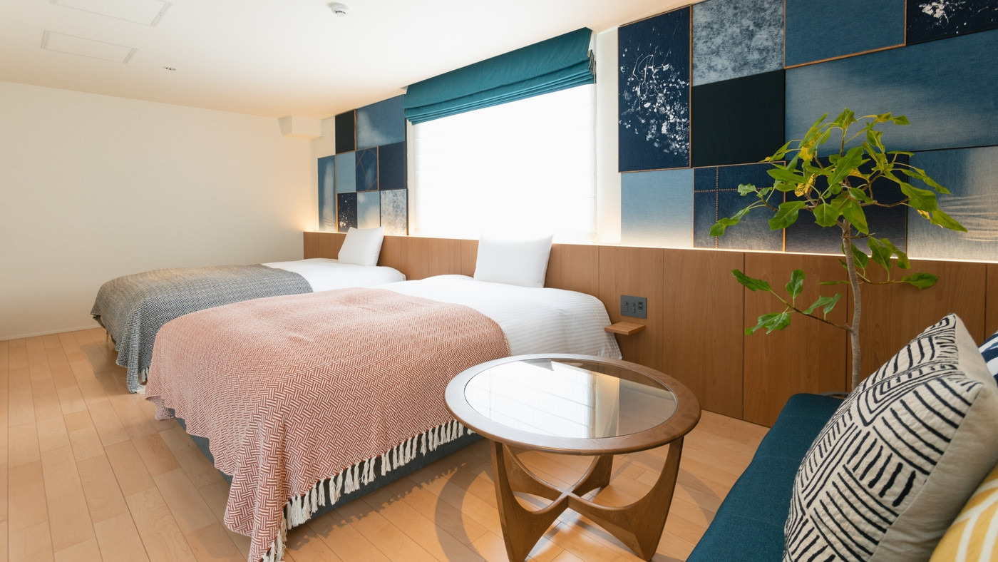 デニムを取り入れたおしゃれ客室で岡山らしさを感じる3955784