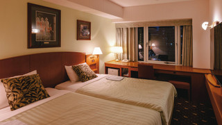 スタンダード ツインルーム 禁煙 (200cm x 105cm x 2) 夕食18時スタート