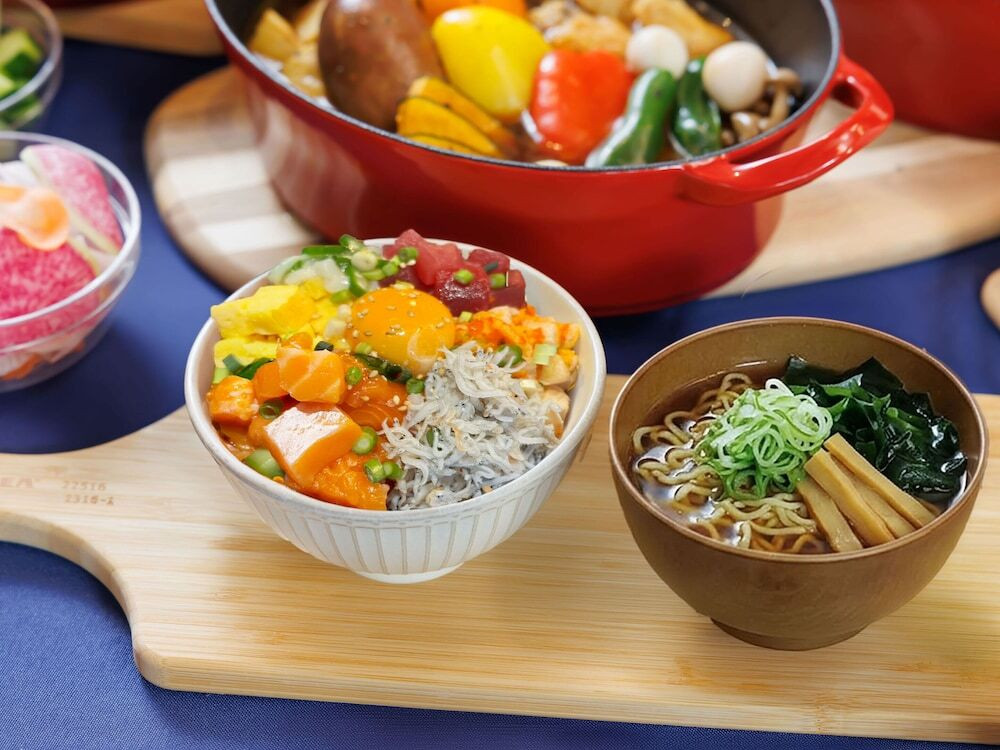 朝食ビュッフェ