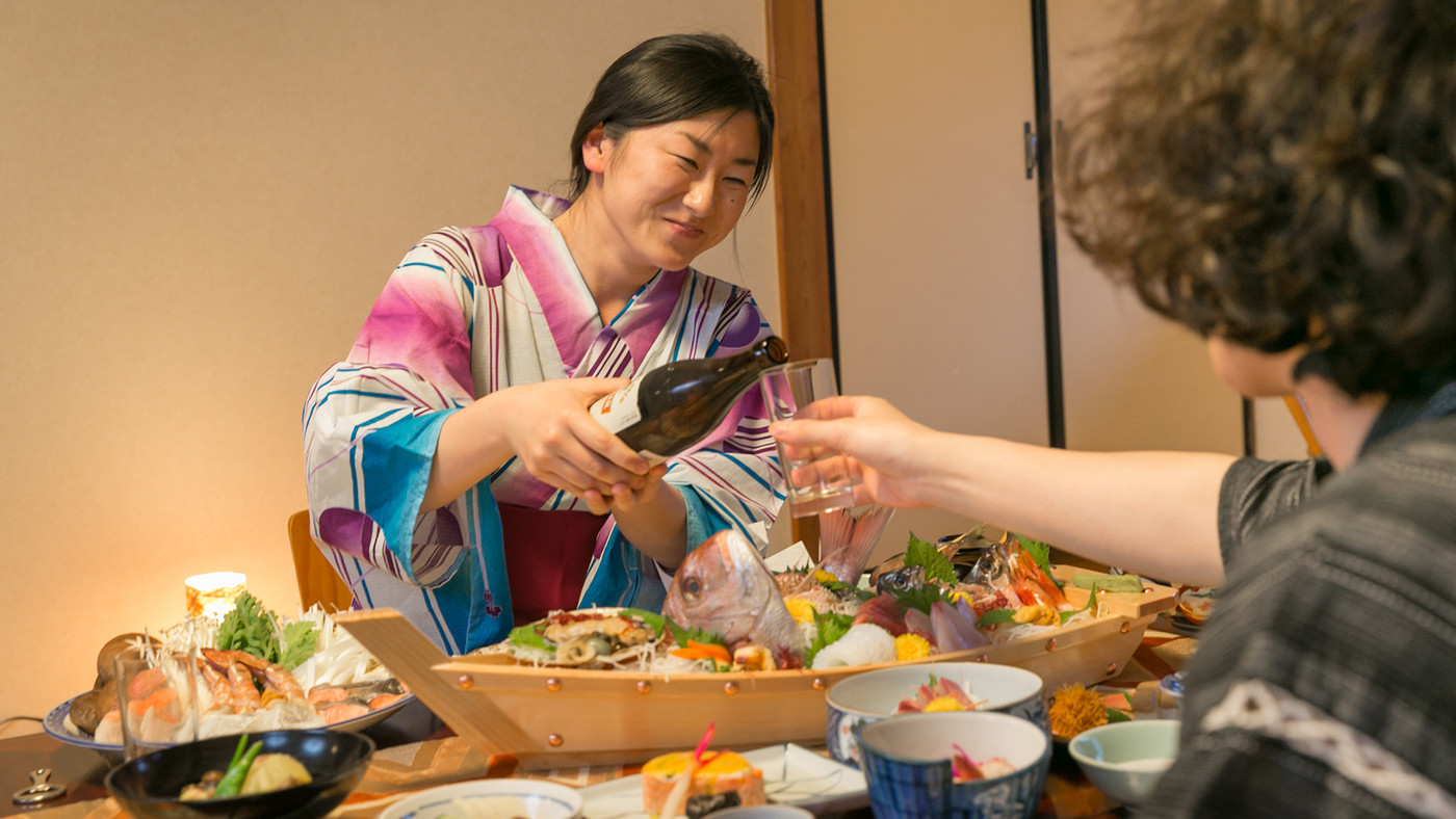 貸切露天風呂が楽しめる全12室の宿3542585