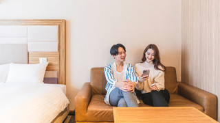 デラックス ダブルルーム 喫煙可