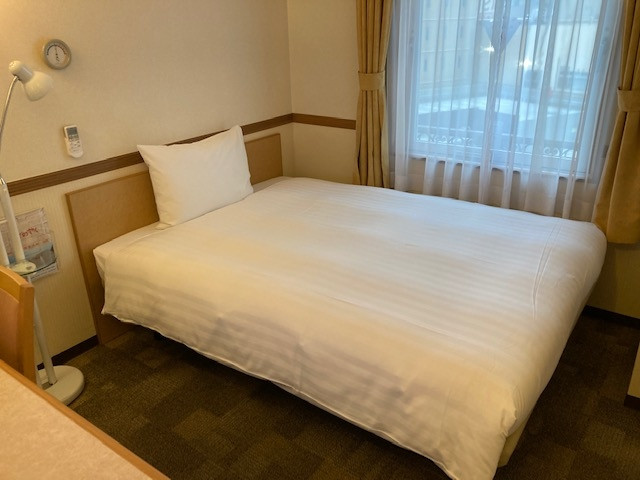 ダブルベッドでした。寝心地が良かったです。