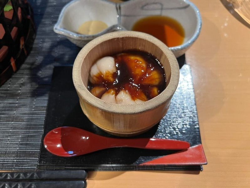 夕食 くるみ豆腐