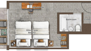 スタンダード ツインルーム 禁煙