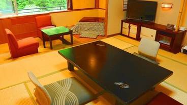 掘りごたつ付きの本館・川側和室 / 5