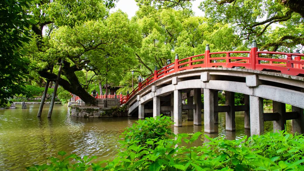 太宰府天満宮 太鼓橋・心字池 / 3