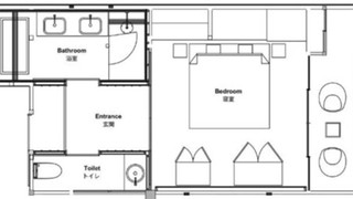 デラックス ダブルルーム キングベッド 1 台