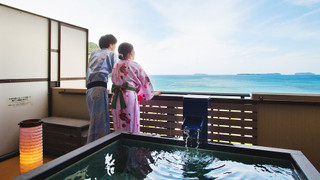 天然温泉露天風呂とパノラマオーシャンビュー [和室10帖] 禁煙