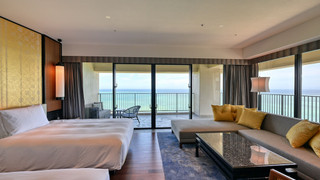 パノラマコーナースイートツイン 禁煙(VIPプールバー・クラブラウンジアクセス付)（3歳以上の添い寝追加料金現地払い）