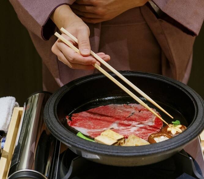 「日山」すき焼き / 4