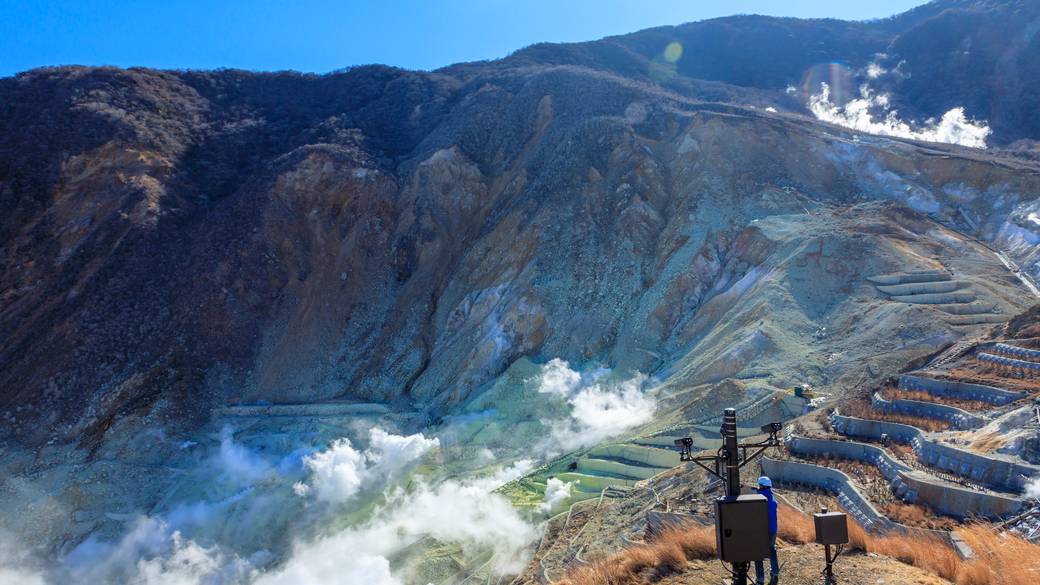 レンタカーで
箱根・大涌谷へ / 1