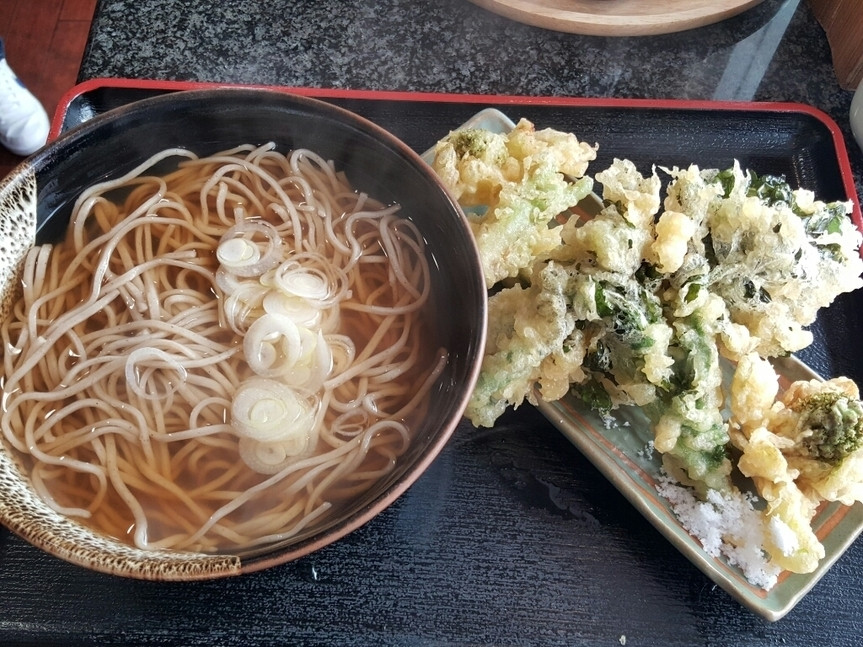 「à la 麓屋」料理 202354 季節の天ぷらそば